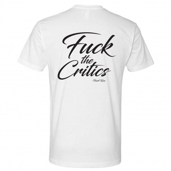 Fuck the Critics Custom made NJF Shirt Top Quality Material.