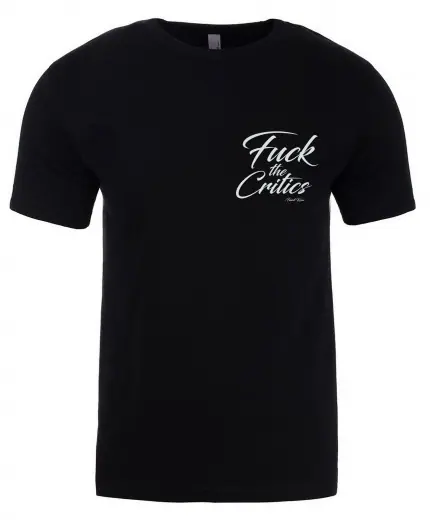 Custom made NJF Fuck the Critics 2 Shirt. Top Quality Material.